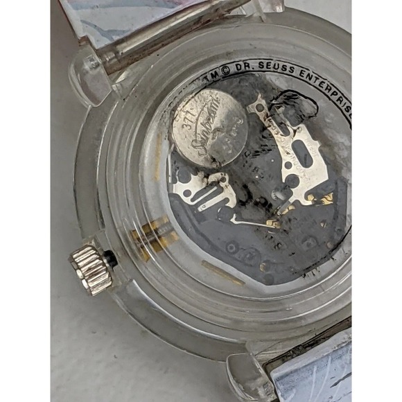 Vintage Dr. Seuss Cat in the Hat Watch Authentic T ick Tock Time Tickers - Picture 7 of 9